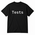 Tests T-Shirt in black