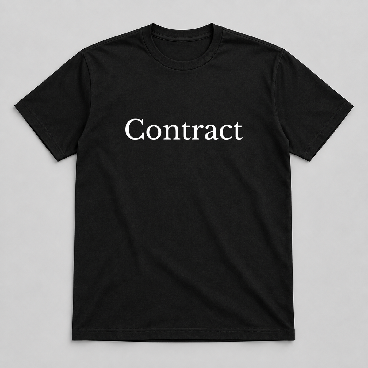 Contract T-Shirt in black