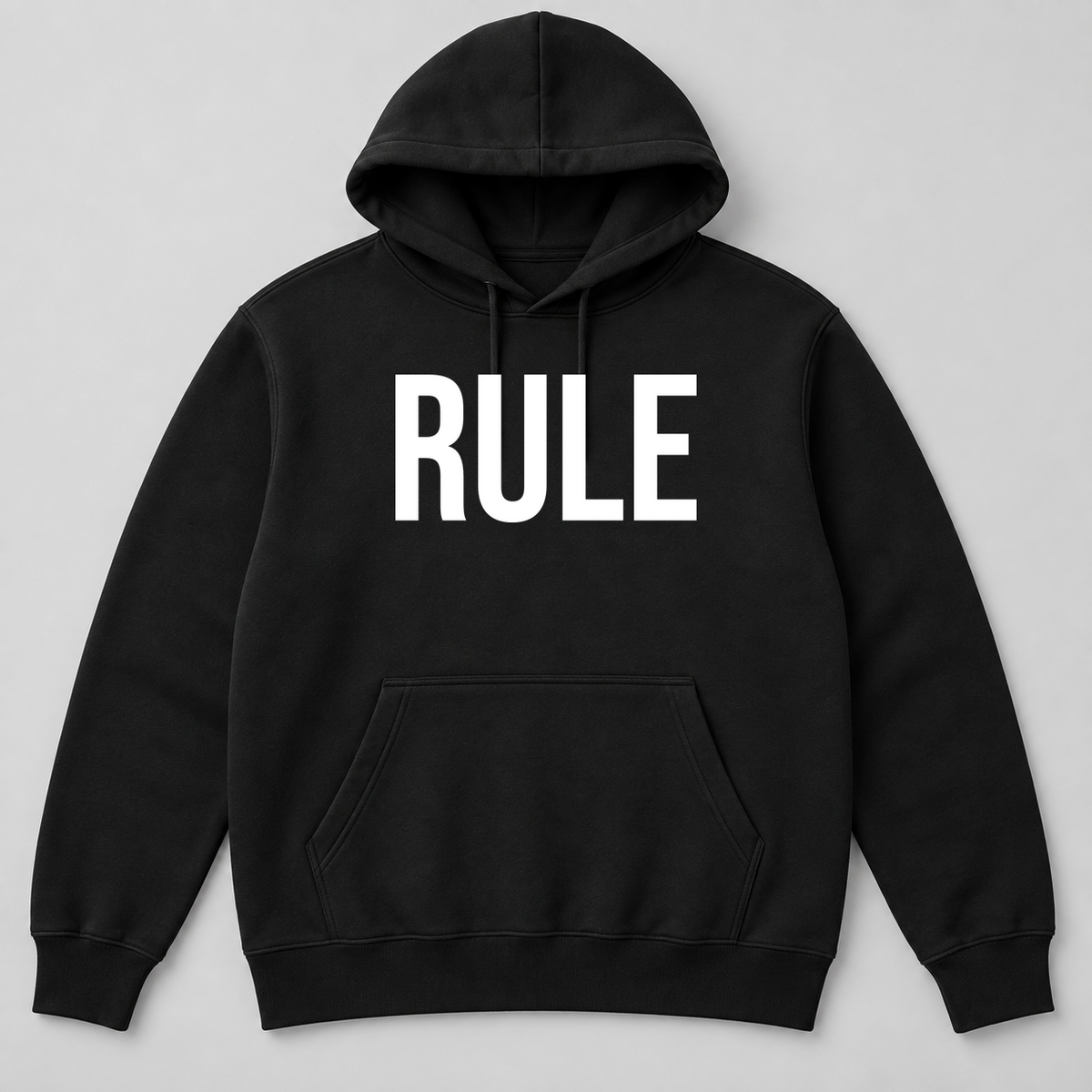 Rule Hoodie in black