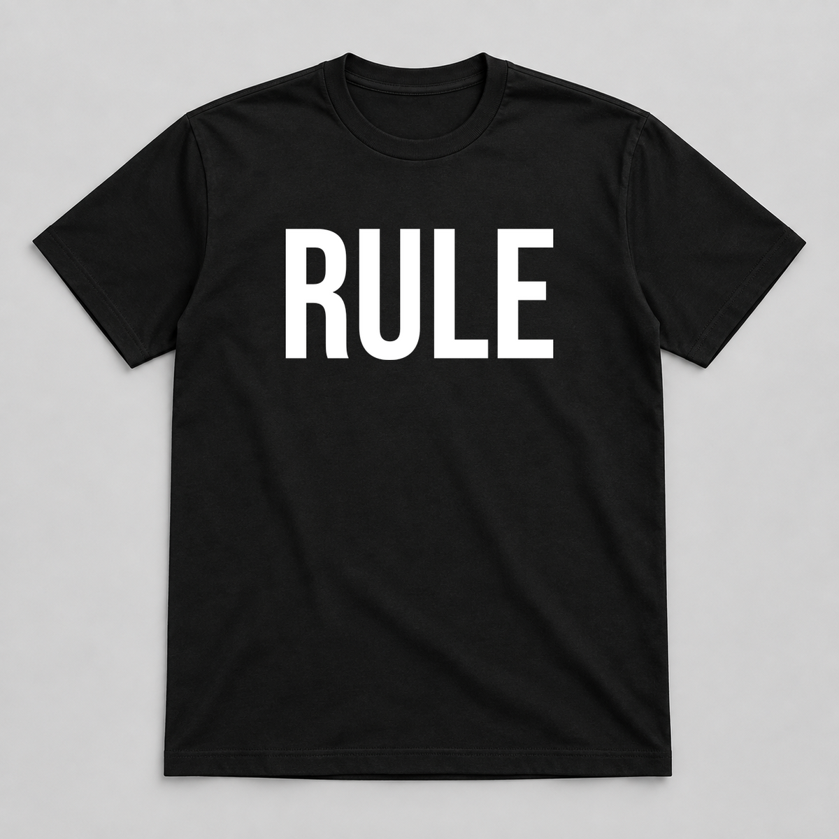 Rule T-Shirt in black