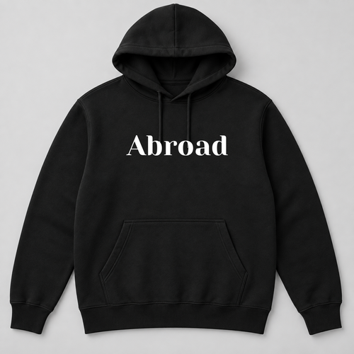 Abroad Hoodie in black