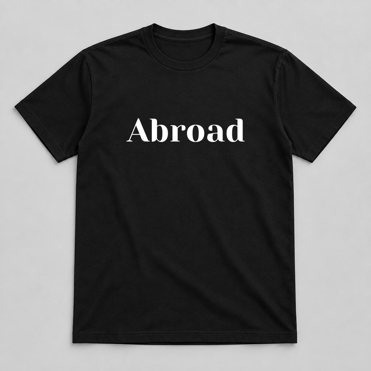 Abroad T-Shirt in black