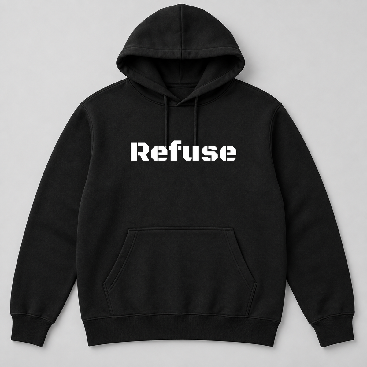 Refuse Hoodie in black