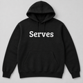 Serves Hoodie in black