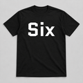 Six T-Shirt in black