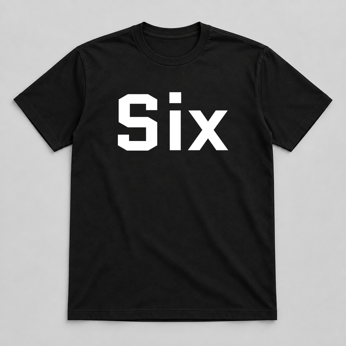 Six T-Shirt in black