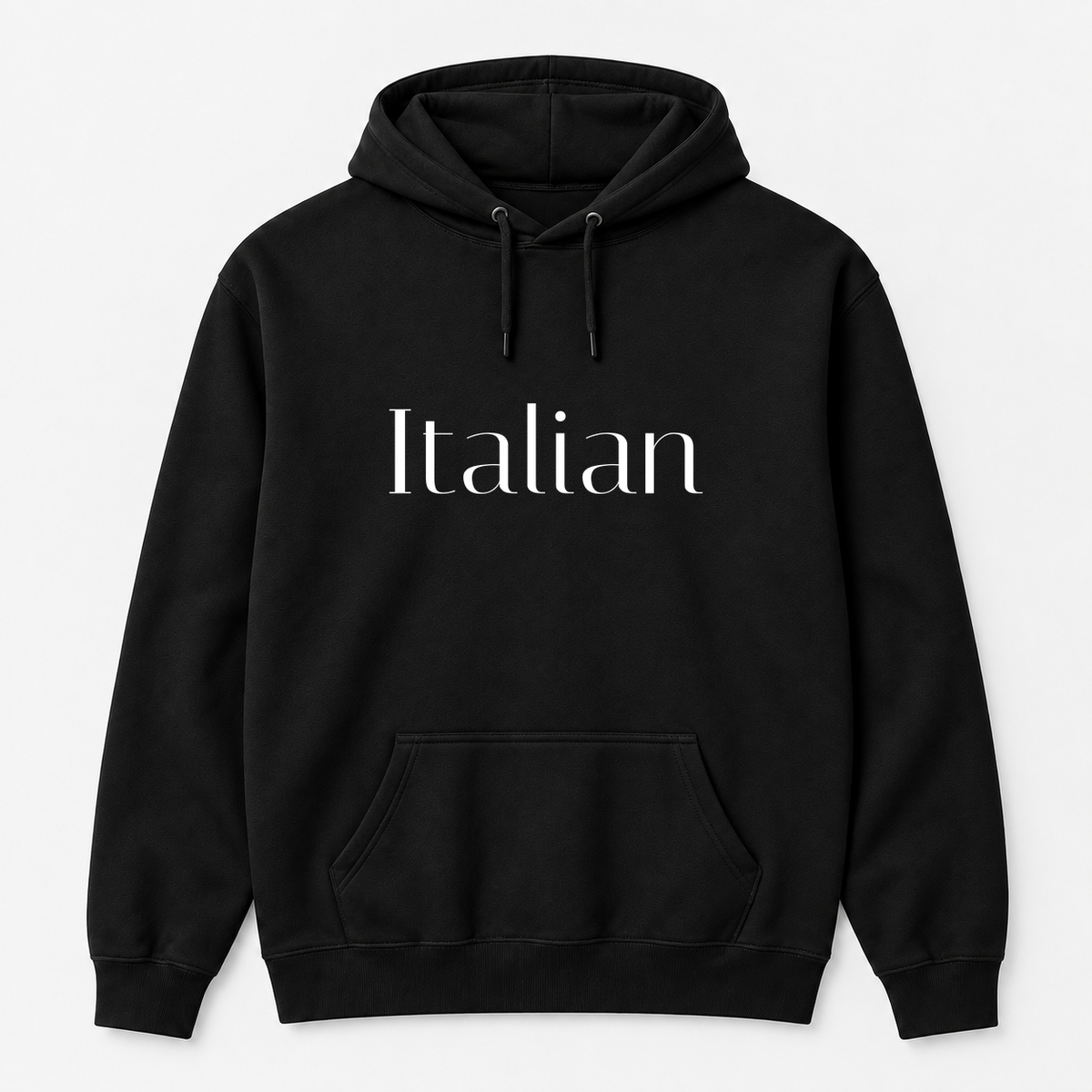 Italian Hoodie in black