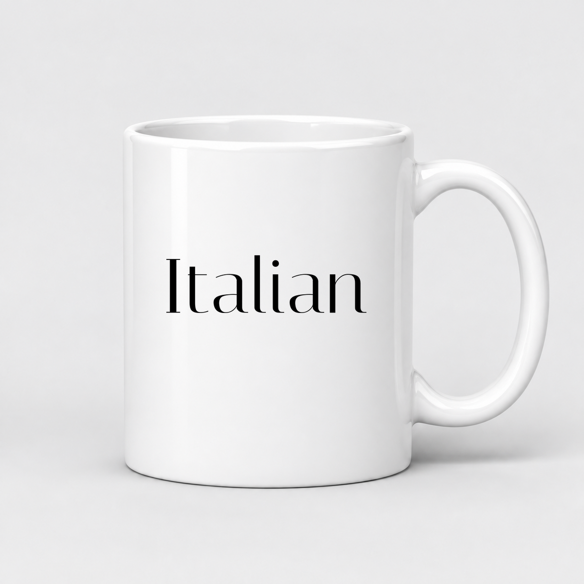 Italian Mug in white