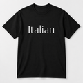 Italian T-Shirt in black