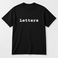 Letters T-Shirt in black