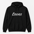 Loves Hoodie in black