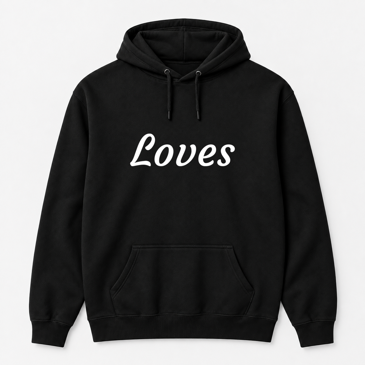 Loves Hoodie in black