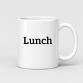 Lunch Mug in white