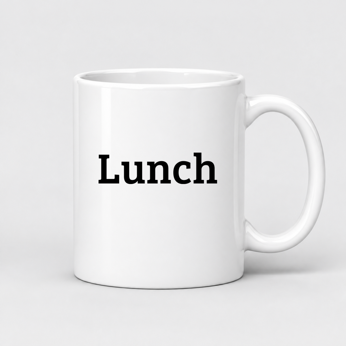 Lunch Mug in white