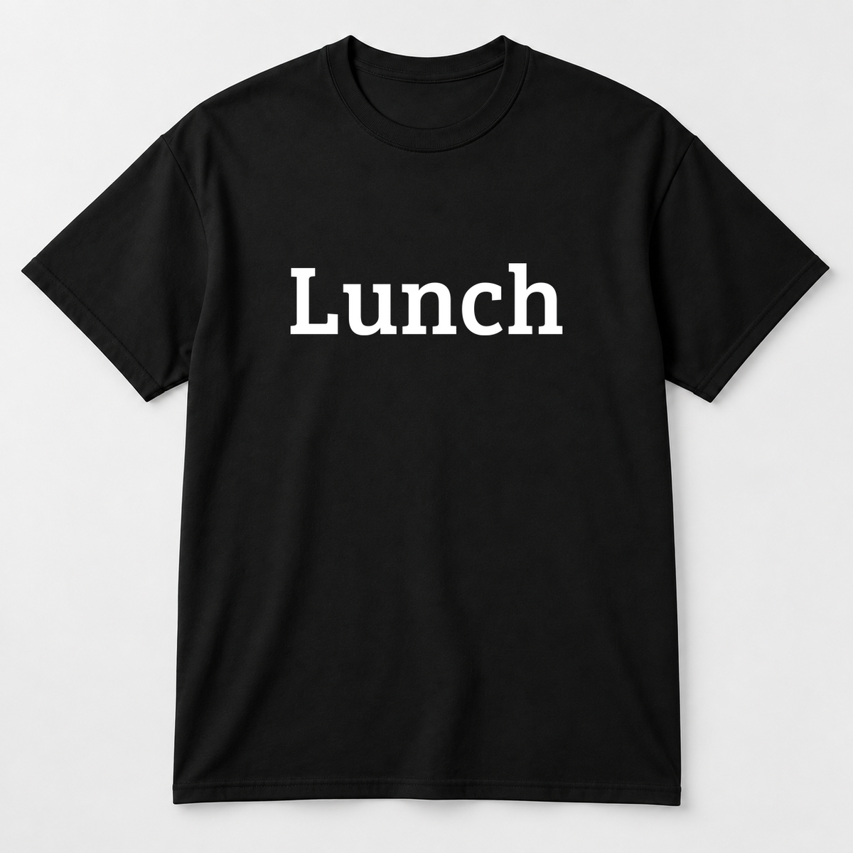 Lunch T-Shirt in black