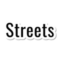 Streets die-cut sticker