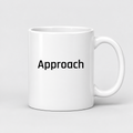 Approach Mug in white