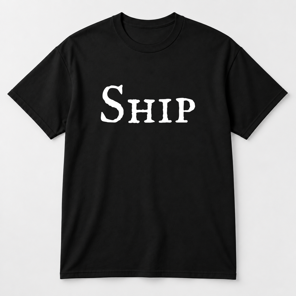 Ship T-Shirt in black