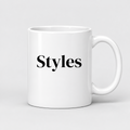 Styles Mug in white