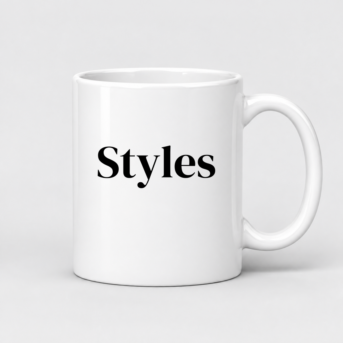 Styles Mug in white