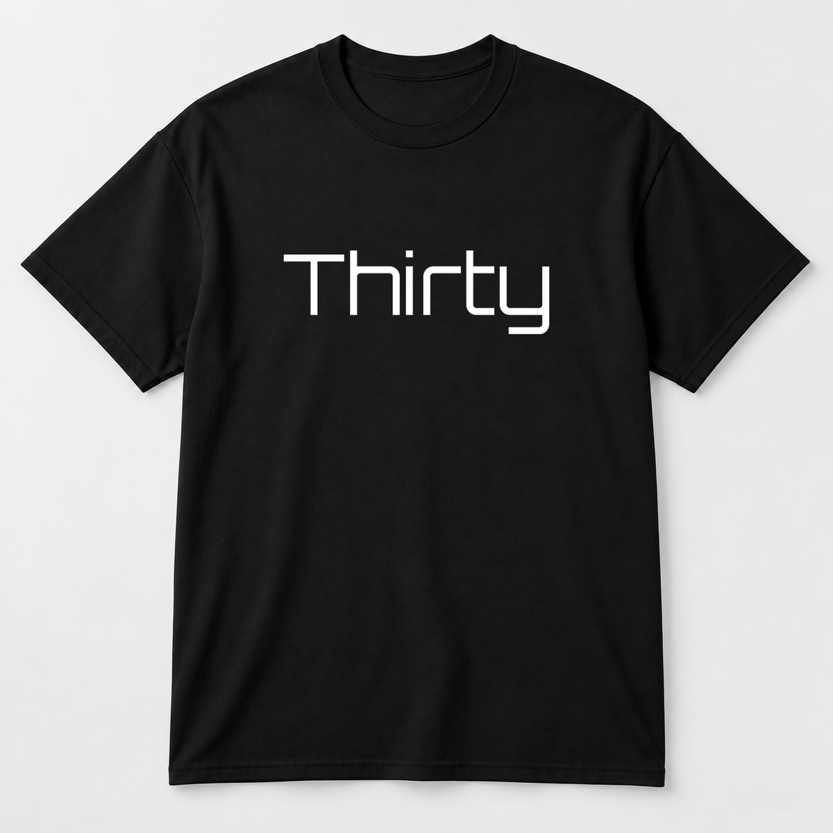 Thirty T-Shirt in black