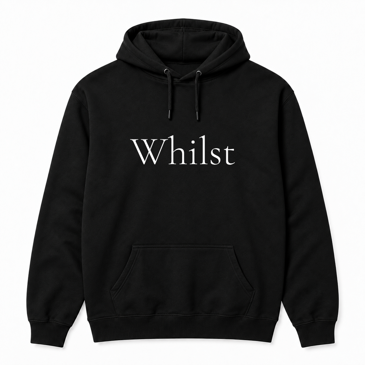 Whilst Hoodie in black