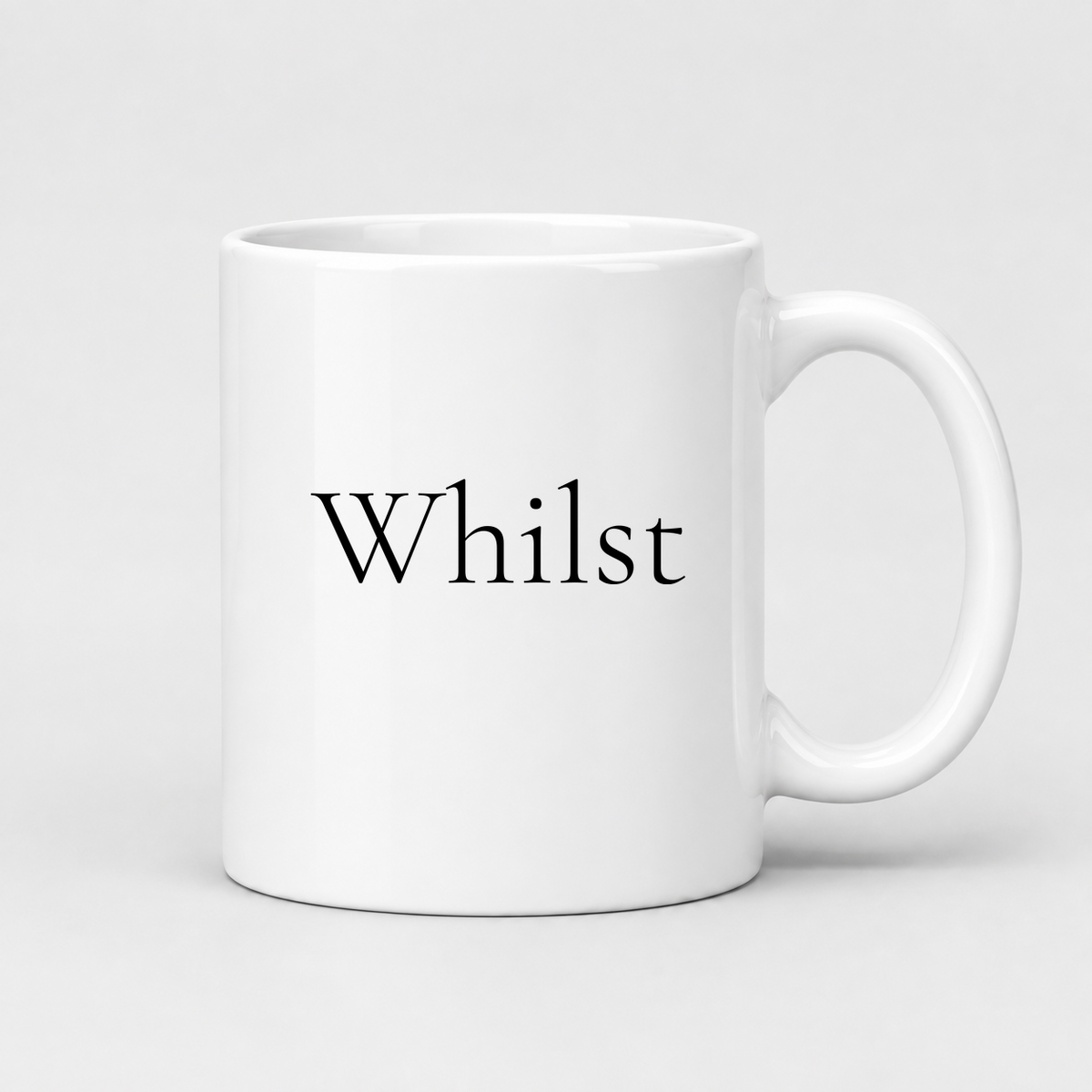 Whilst Mug in white