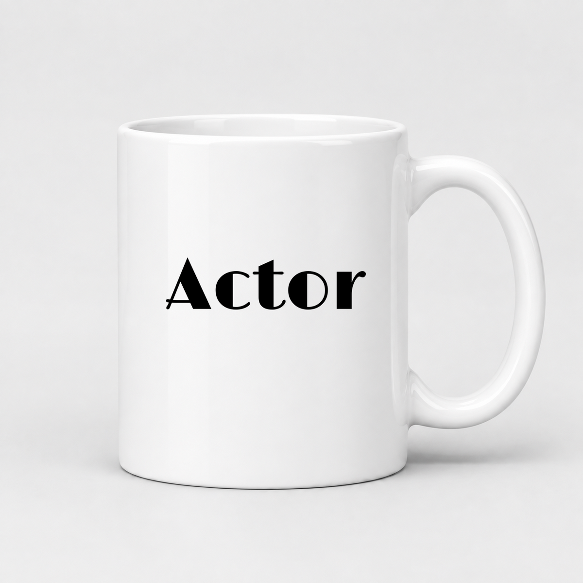 Actor Mug in white