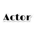 Actor die-cut sticker