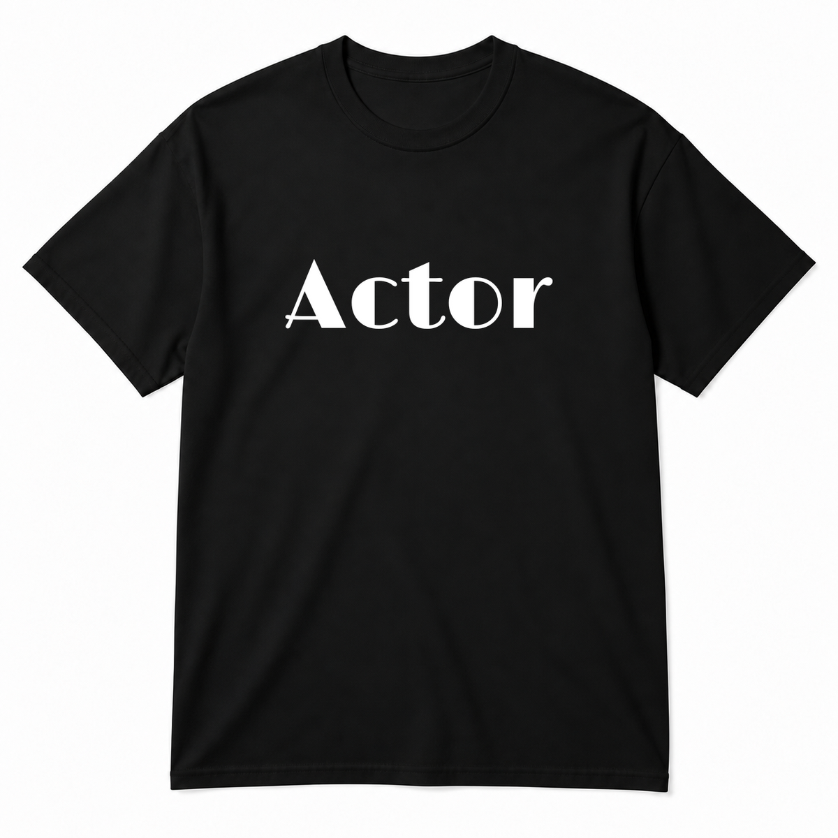 Actor T-Shirt in black