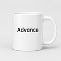 Advance Mug in white