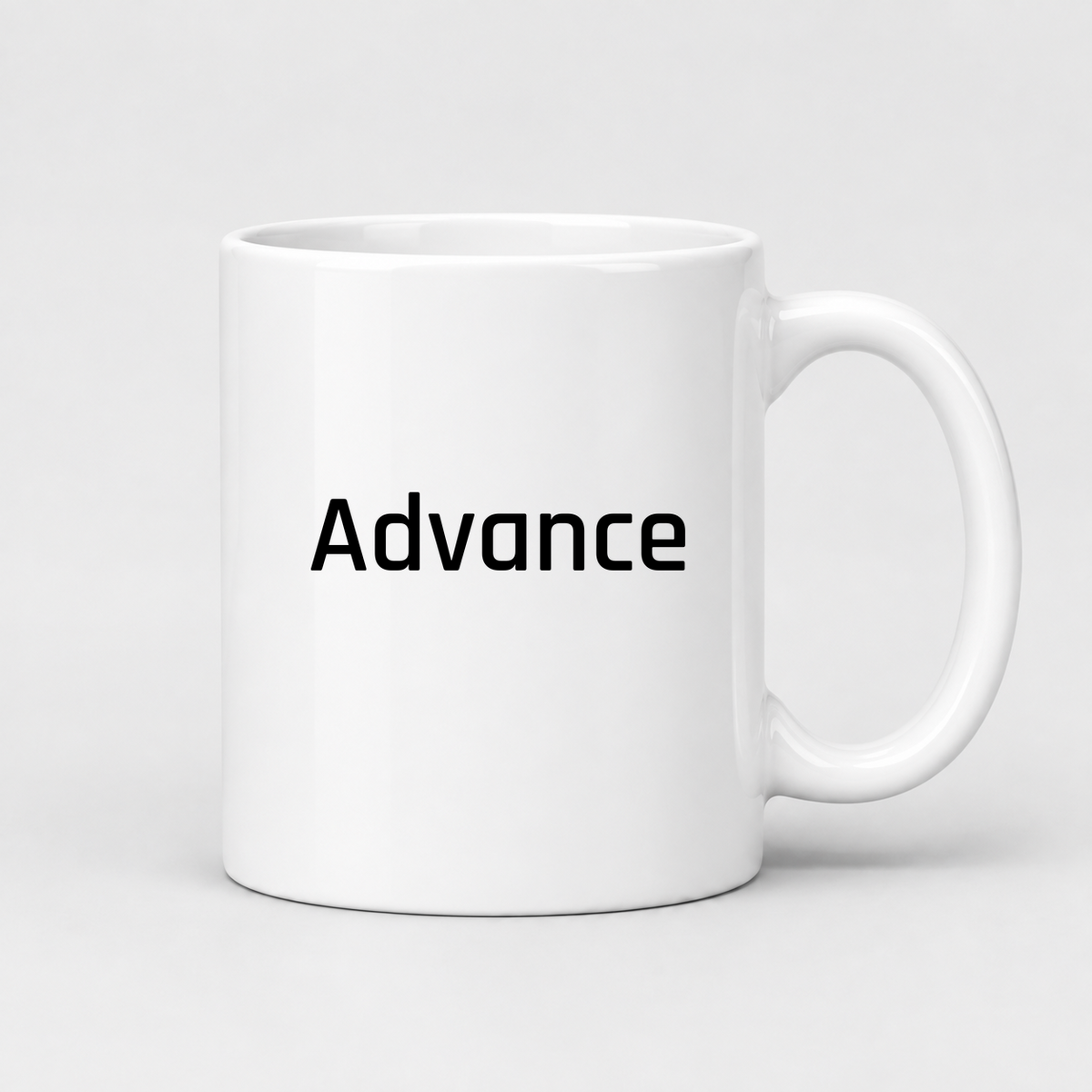 Advance Mug in white