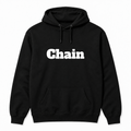 Chain Hoodie in black