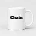 Chain Mug in white