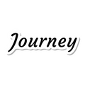 Journey die-cut sticker
