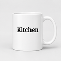 Kitchen Mug in white