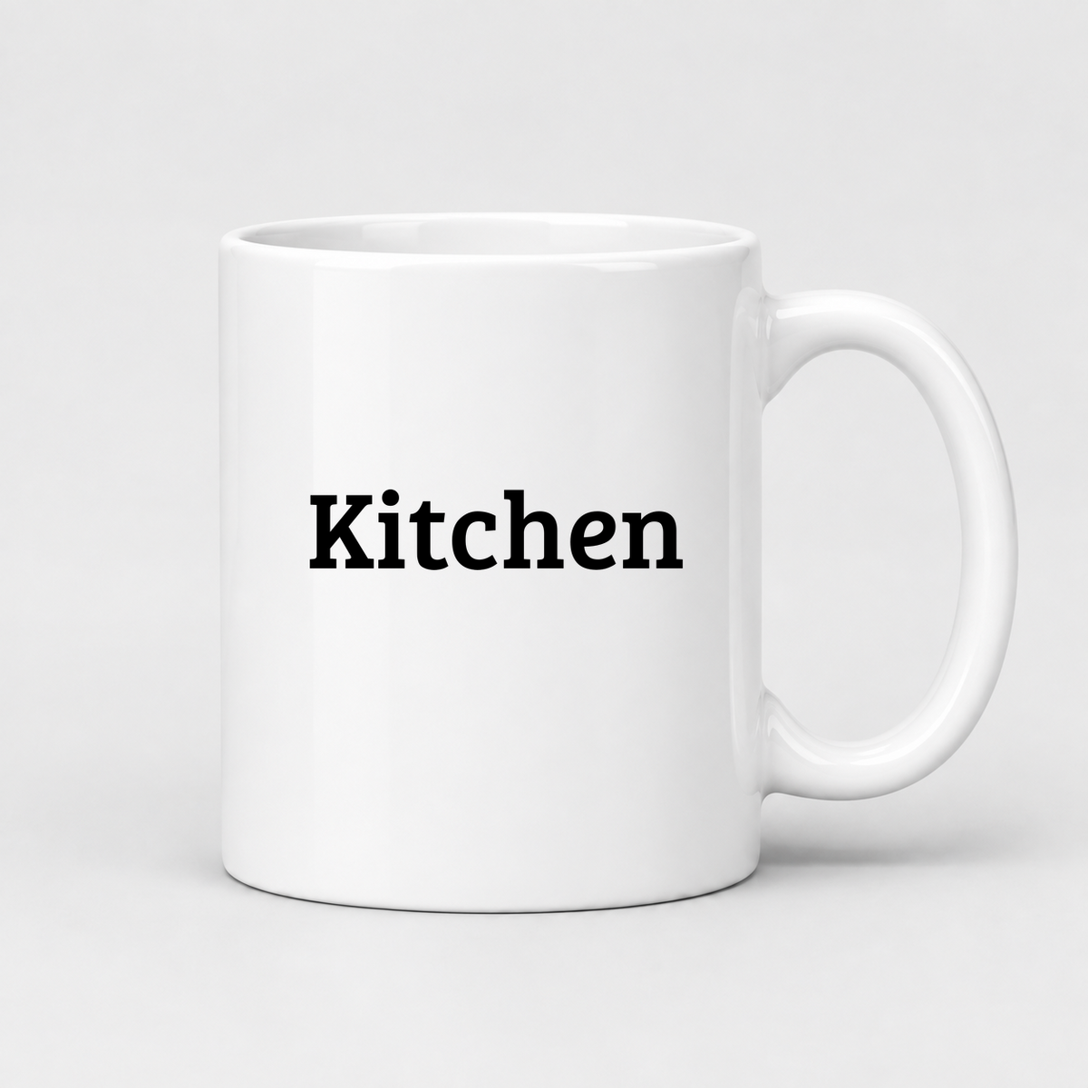 Kitchen Mug in white