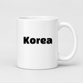 Korea Mug in white