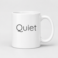 Quiet Mug in white