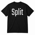 Split T-Shirt in black