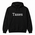 Taxes Hoodie in black