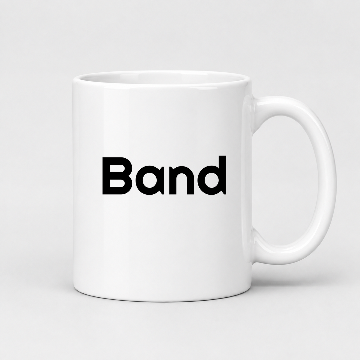 Band Mug in white
