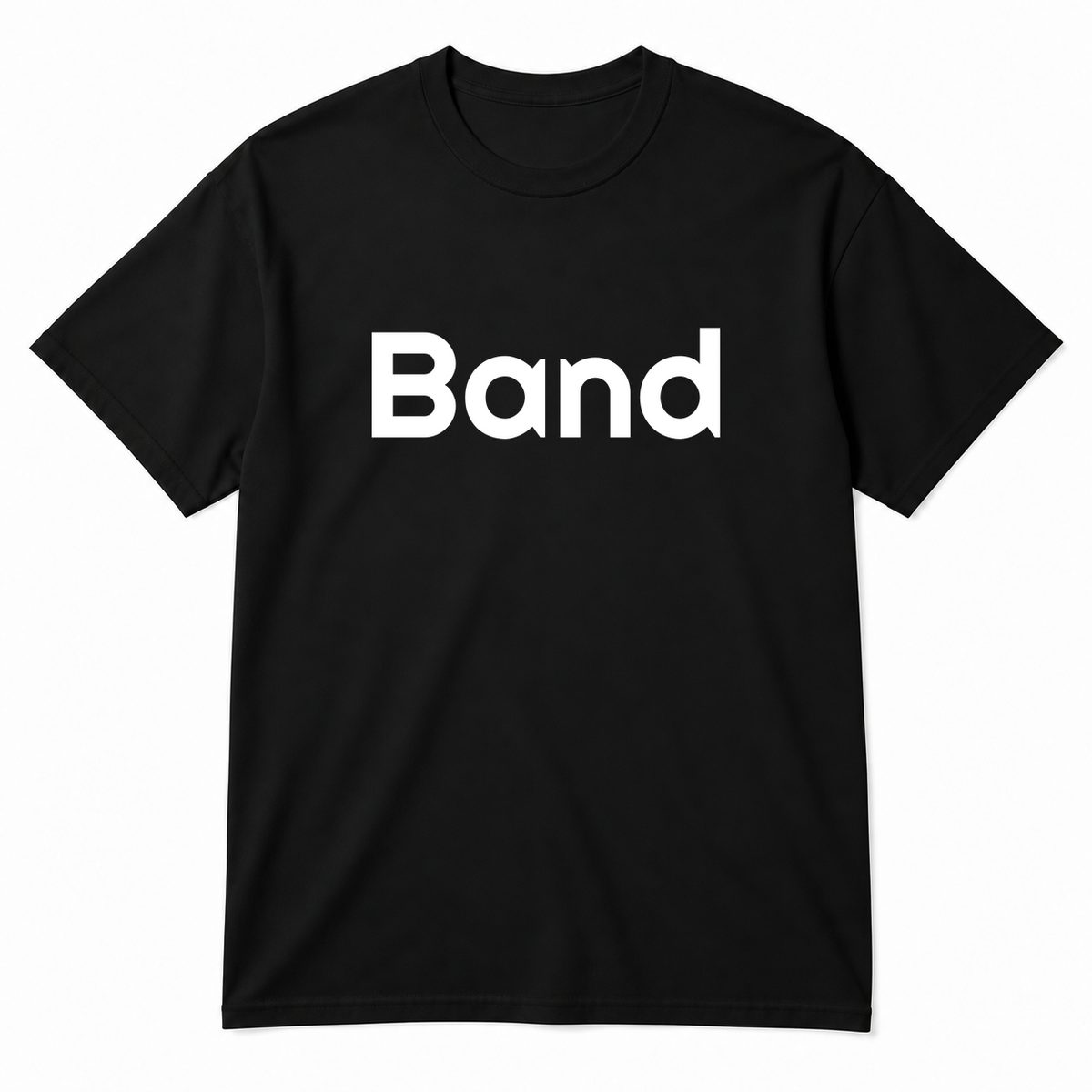 Band T-Shirt in black
