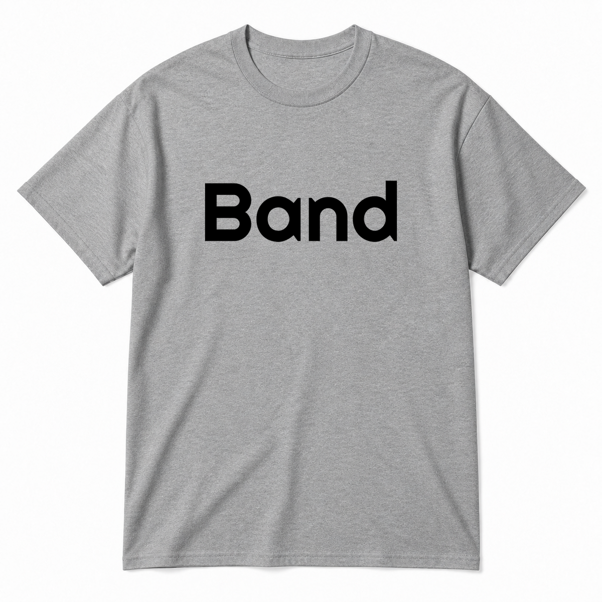Band T-Shirt in gray