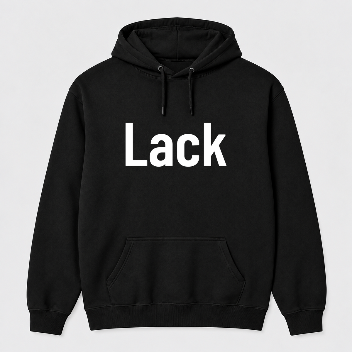 Lack Hoodie in black