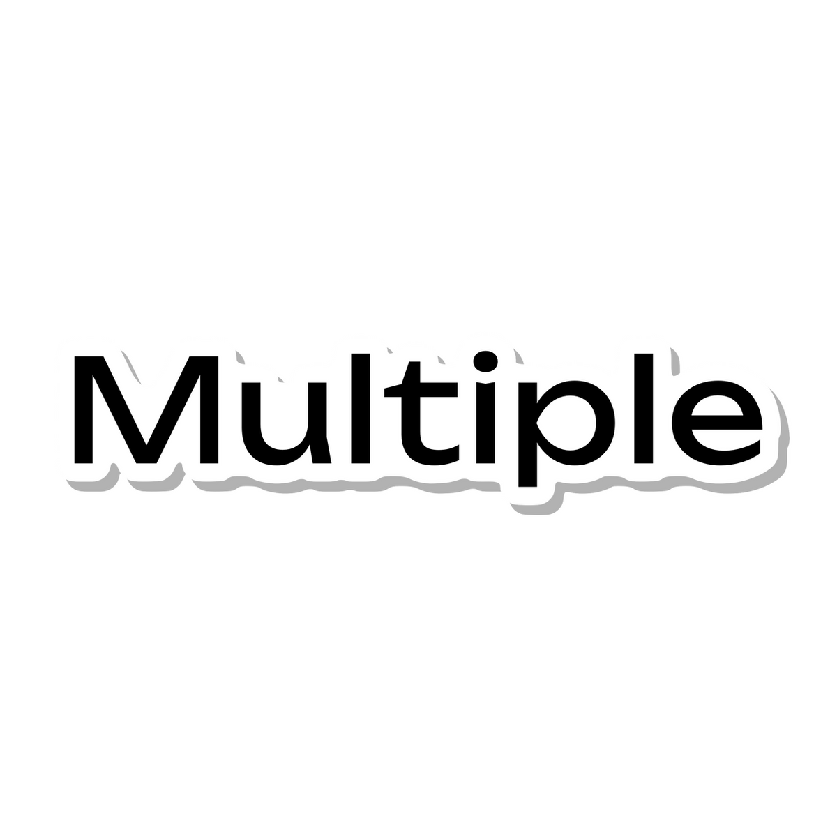 Multiple die-cut sticker