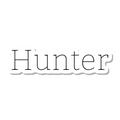 Hunter die-cut sticker