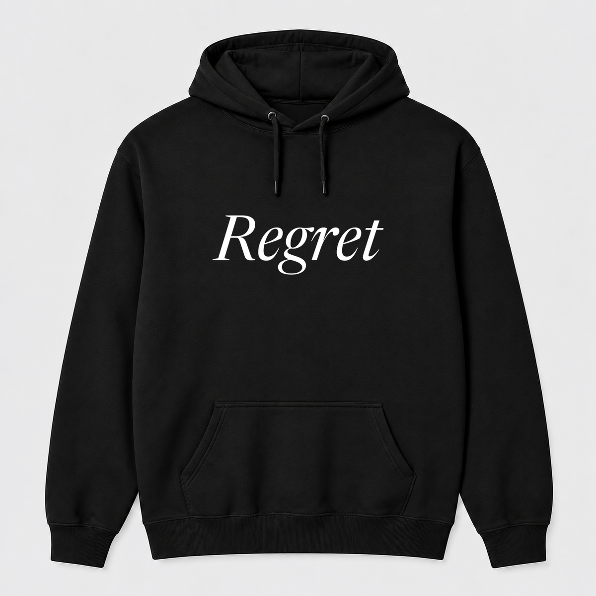Regret Hoodie in black