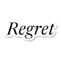 Regret die-cut sticker