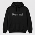 Remind Hoodie in black